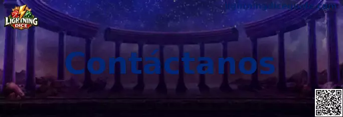 Página de contacto de Lightning Dice