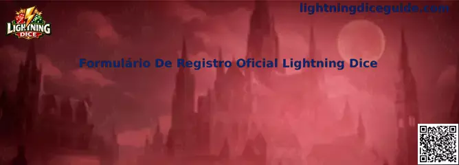 Formulário De Registro Oficial Lightning Dice